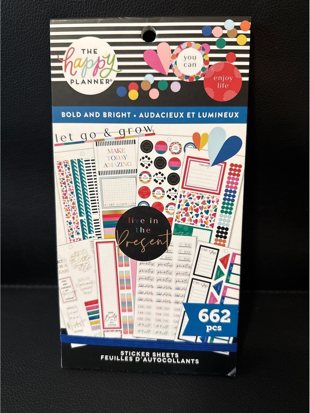 The Happy Planner Bold and Bright Sticker Sheets 662 pcs